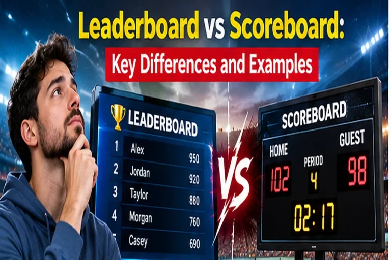 Leaderboard vs Scoreboard: Key Differences and Examples